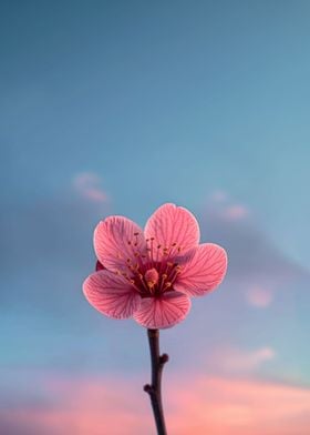 Minimalist Orchid Flower