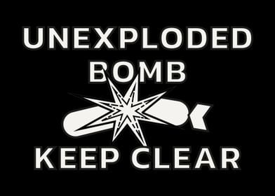 Unexploded Bomb Black