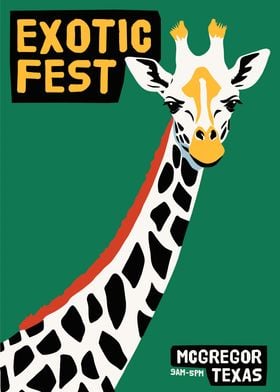 Texas Exotic Fest Poster