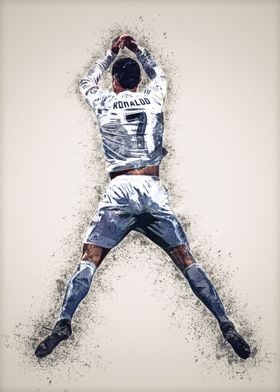 Soccer Player Splatter