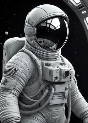 Monochrome Astronaut