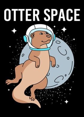 Otter Space Astronaut