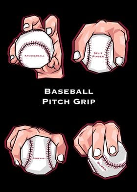 Baseball pitch grip 2