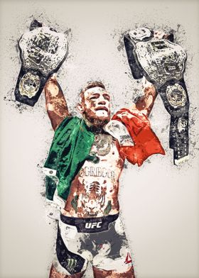 Conor McGregor Splatter