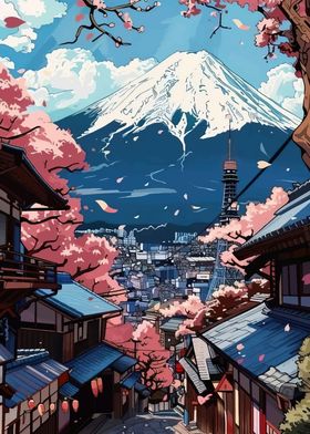 Mountain Fuji Art