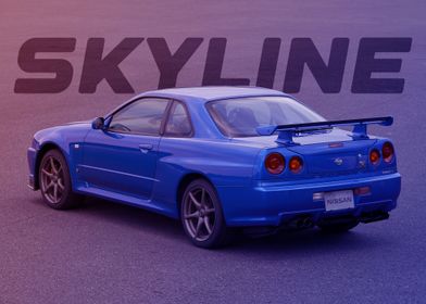 Nissan GTR R34 JDM Skyline