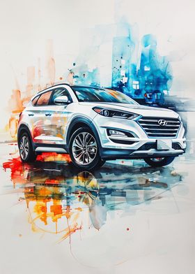 Road Hyundai Tucson