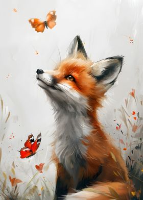 Fox and Butterfly