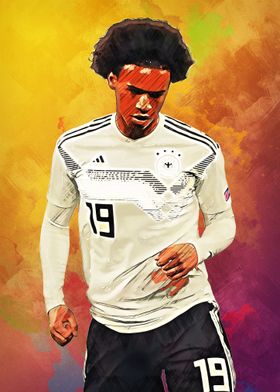 Leroy Sane Abstract