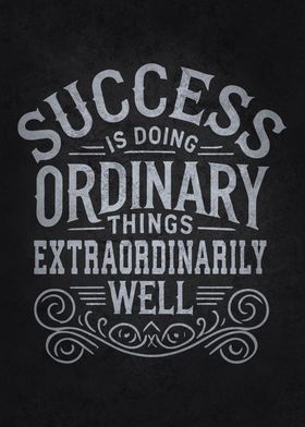 Success vs Extraordinary