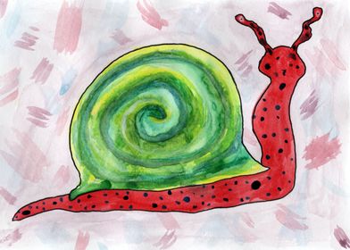 Watermelon Snail