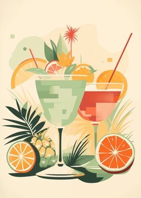 Cocktail Beverage Fruits