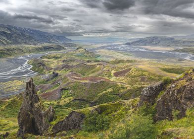 Scenic Icelandic Panorama