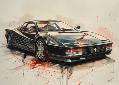 My Ferrari Testarossa brus