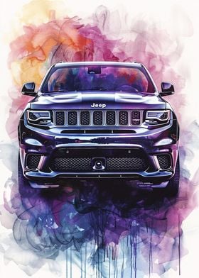 Paper Jeep Grand Cherokee 