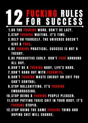 12 Rules For Success 