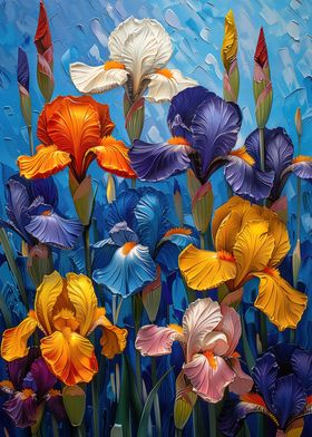 Iris Splendor oil style