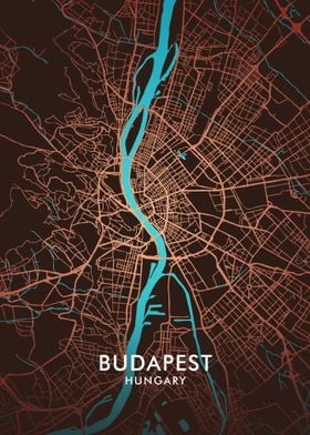 Budapest City Map