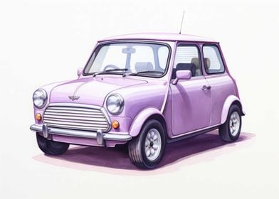 Pastel Car Painting