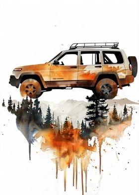 Art Jeep Cherokee