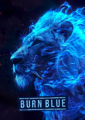 BURN BLUE