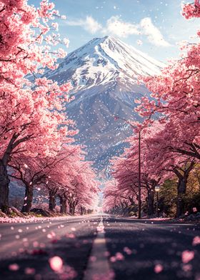 japanese mount fuji road