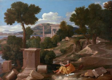 Landscape with Saint John 