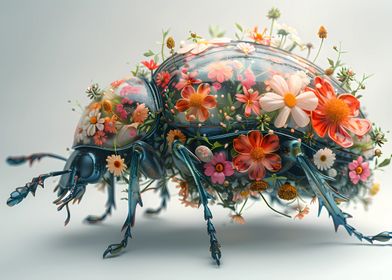 Beetle Floral Style