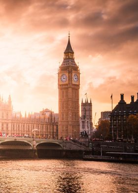 Big Ben London Golden Hour