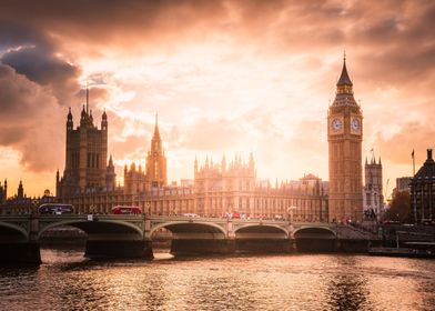 Big Ben London Golden Hour