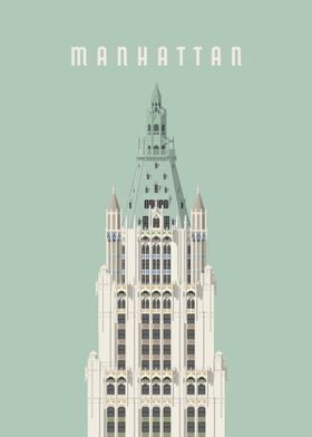 Manhattan Travel Poster