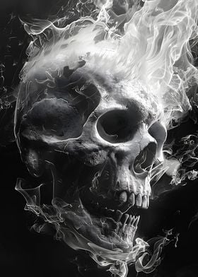 Smoke Fog Skull