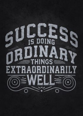 Success vs Extraordinary