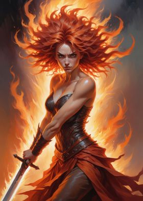 Redhead Warrior