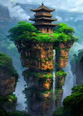 Temple on mountains