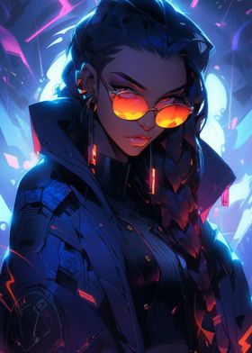 Agent Cyberpunk Girl