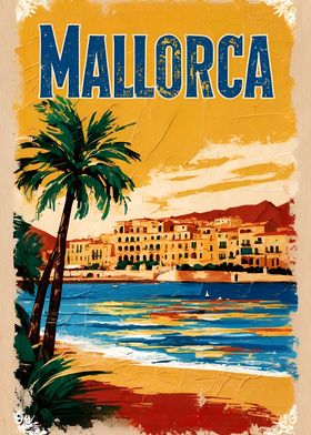 Mallorca Vintage Art