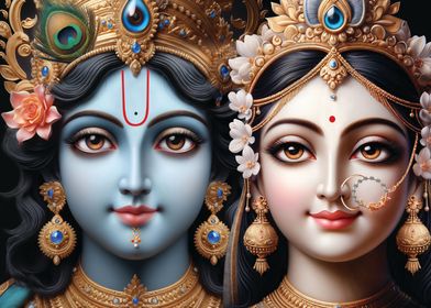 Divine Radha Krishna