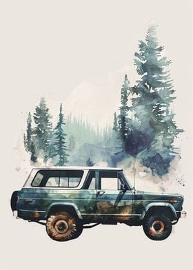 Stroke Jeep Grand Wagoneer