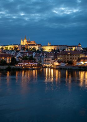 Prague Castle at Night