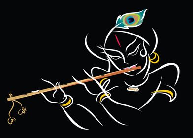 Krishna Graphic