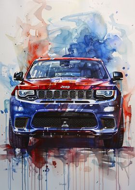 Artistic Jeep Trackhawk