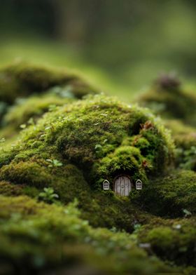 Little House in the moss