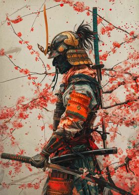 samurai japan cherry ninja