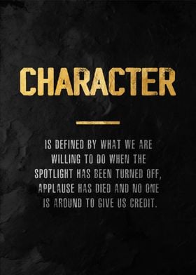 character