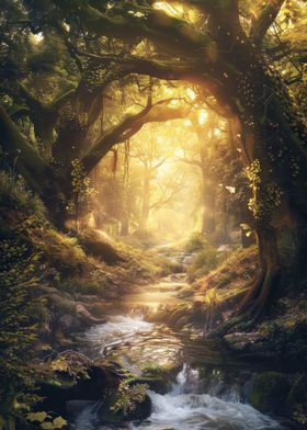 Fantasy Magical Forest Art