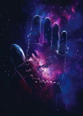 Glove Galaxy Silhouette