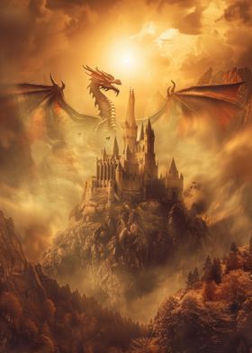 Dark Fantasy Castle Art