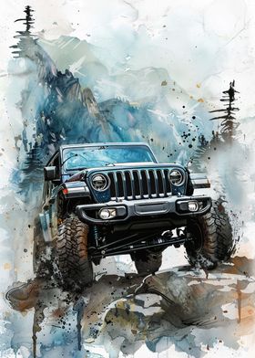 Water Jeep Wrangler 4xe