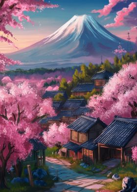 Sakura fuji Mountain Dream